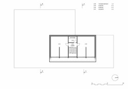Klubovna oddílu běžeckého lyžování Trutnov, ROSA – ARCHITEKT s.r.o. / Ing. arch. Michal Rosa, půdorys 1NP
