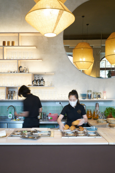 Pobočka restaurace Banh Mi Makers na Letné, Studio Minio / Kryštof Blažek