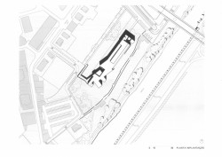 Álvaro Siza 2 - Arquitecto, Muzeum současného umění pro nadaci Nadira Afonsa, situace, výkres