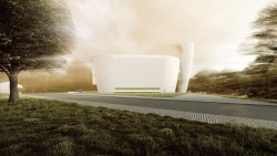 Vizualizace nového kostela v Neratovicích