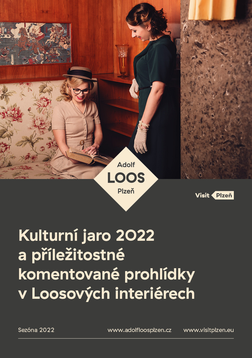 Loosovy interiéry se otevřou veřejným prohlídkám