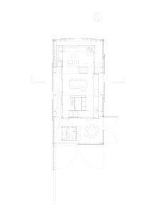 Knut Hjeltnes AS Sivilarkitekter MNAL, chata na osrůvku Sildegarnsholmen, 1.NP, vizualizace