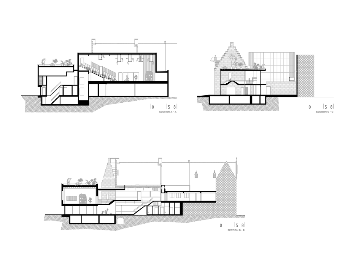 import.export ARCHITECTURE, The Moon, řezy – foto