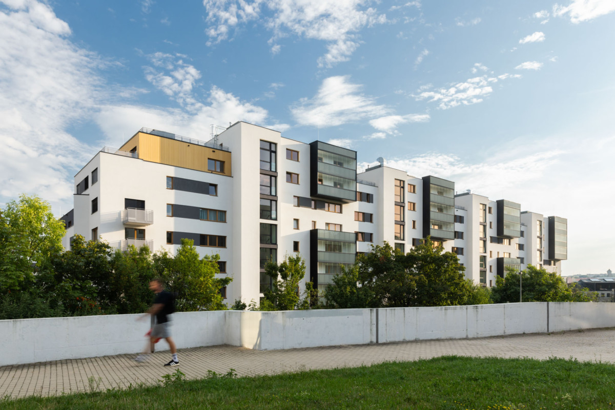 Bytový soubor Bohdalecké kvarteto od ateliéru PS Architekti.