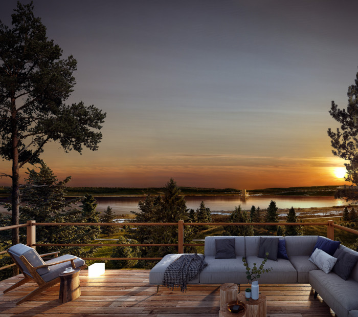 Vizualizace proměny okolí jezera Medard