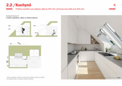 Velux - Design Guide - ilustrační ukázka z příručky.
