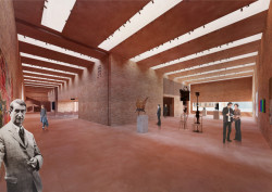 Vizualizace interiéru galerie