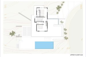 Vila NafplioBlu, Katerina Valsamaki Architects, půdorys 1PP