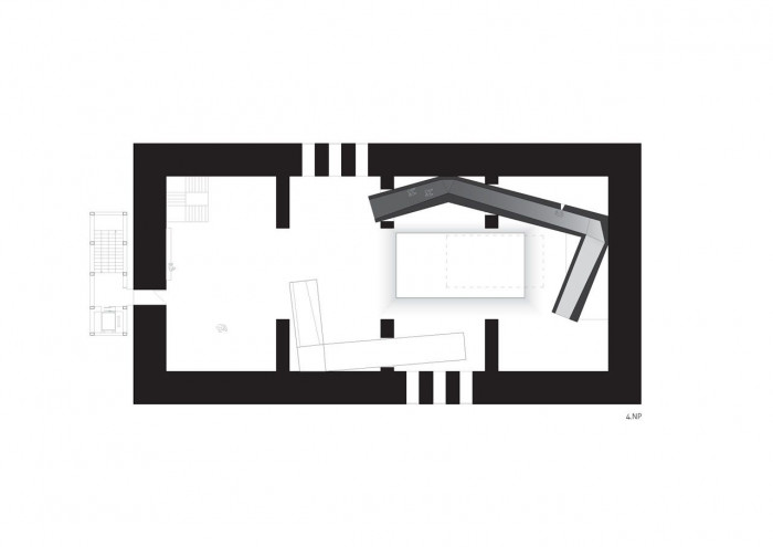 Tomáš Zavoral, JWW_Der Judenweg, Wien / Muzeum života za války, půdorys 4. NP – foto