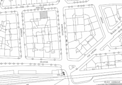 LÁBUS AA - Architektonický ateliér, rekonstrukce a nástavba bytového domu, půdorys