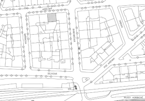 LÁBUS AA - Architektonický ateliér, rekonstrukce a nástavba bytového domu, půdorys