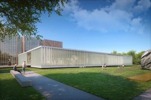 Kuba & Pilař architekti, Jihočeská vědecká knihovna, 1. místo, vizualizace
