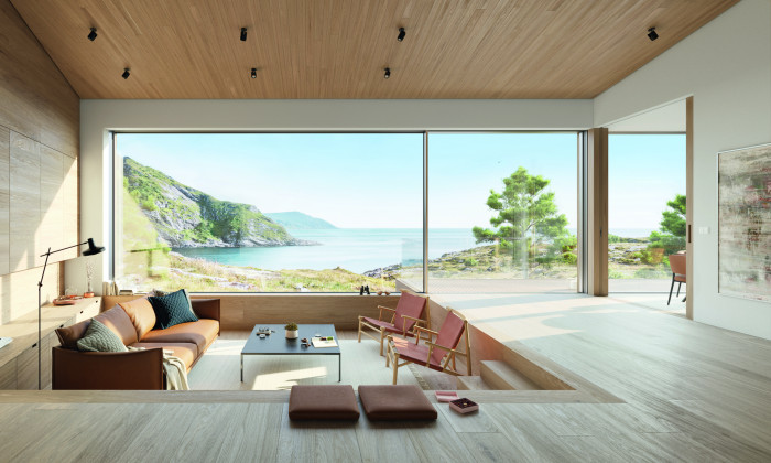 Posuvný systém Schüco AS PD 75.HI wood design