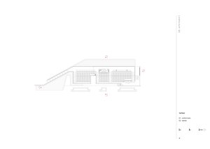Stadium ‘Luka Šokčević Šaljapin’, půdorys 2NP, GEplus Architects