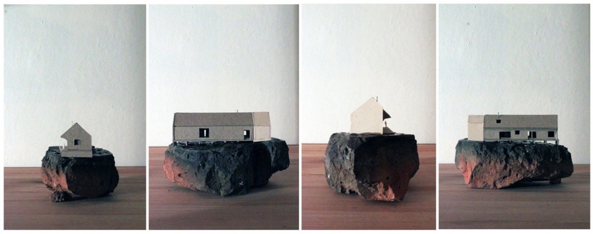 Dům v Lukovanech, ertepl, model