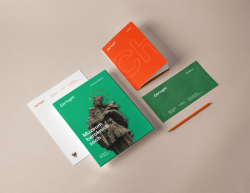 Nová vizuální identita města Chrudim - tiskoviny, Markéta Steinert.