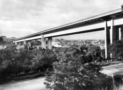 Nuselský most v Praze.