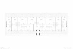 De Lakfabriek, půdorys střešní nástavby, Wenink Holtkamp Architecten