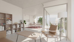 Bytové domy 4 Dvory, Malý Chmel / Zdeněk Chmel, Miroslav Malý, Miroslav Chmel, Daniel Struhařík, Petr Malý, Natálie Ivkovičová, Petra Mlýnková, Georgi Dimitrov, Anna Vrzalová, Marek Hlavička, vizualizace