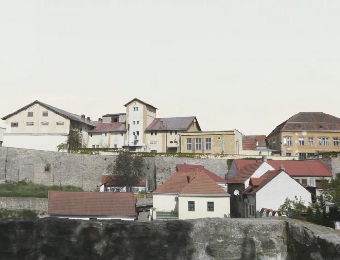 Enotéka - vinný bar a degustační prostor ve Znojmě, Chybík+Krištof, původní stav