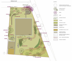 Land05, Zahrada Počaply, půdorys – foto