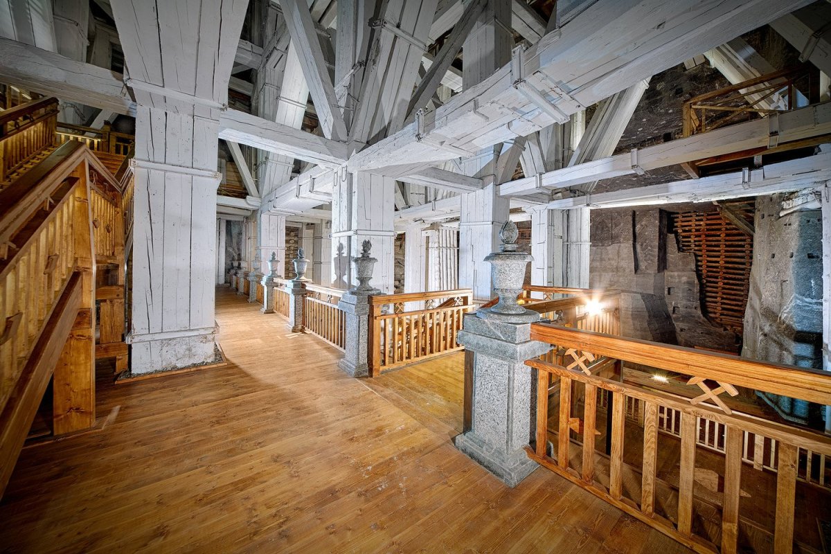 Podzemní prostory solného dolu Wieliczka