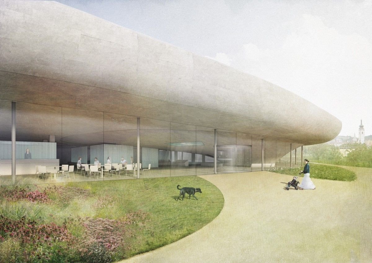 Soutěžní návrhu bazénu v Písku, Šépka architekti