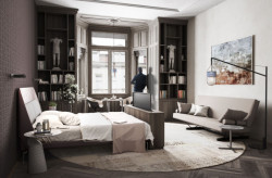 Interiér bytu v Celetné ulici, Urban Survival.