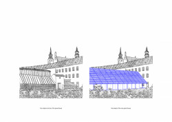 Původní a nový design Mendelova skleníku v Brně.