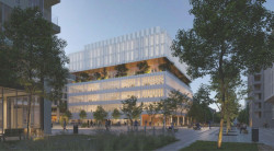 Budoucí hlavní budova VŠCHT v Dejvicích od ateliérů ra15 a mackovič architecture 