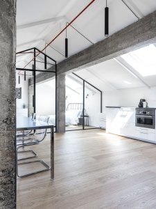 Podkrovní byt v Turíně, BLAARCHITETTURA - foto