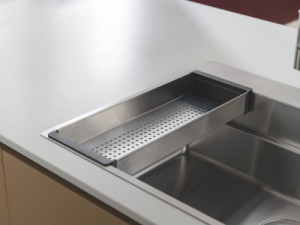 Detail misky (Nerezový dřez Box Pro od Franke)