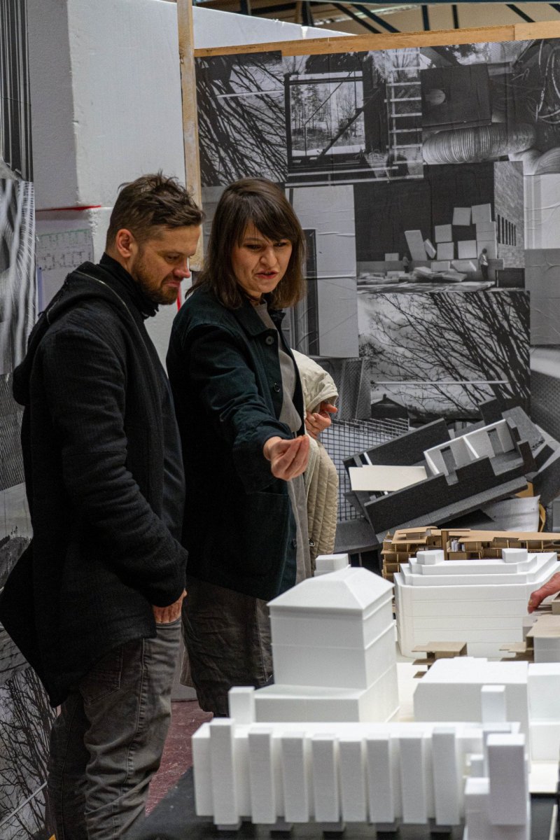 Vyhlášení studentské soutěže Ještě f kleci pořádané fakultou architektury a designu TUL v Liberci