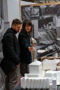 Vyhlášení studentské soutěže Ještě f kleci pořádané fakultou architektury a designu TUL v Liberci