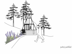 chAta, jižní pohled, Atelier y100