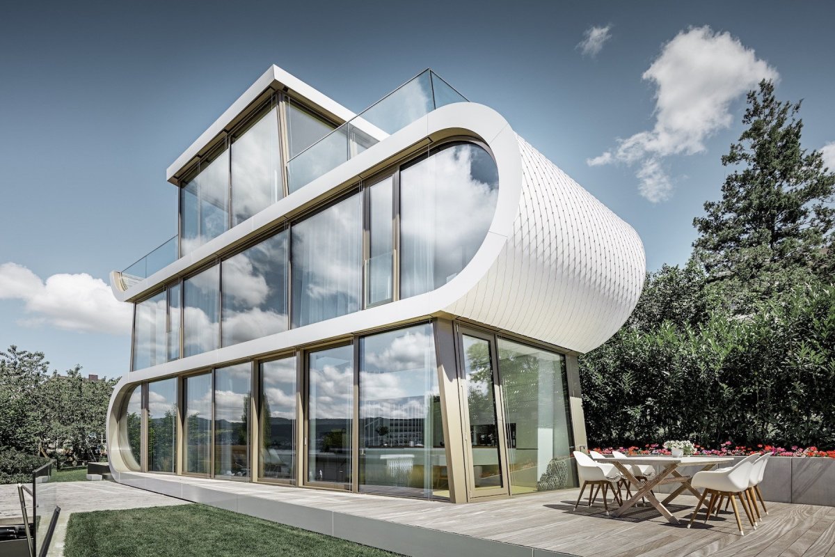 Rodinný dům u Curyšského jezera Flexhouse, architekt Stefan Camenzind (Evolution Design)