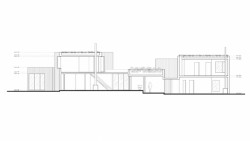 Casa Bruma, řez 1, Fernanda Canales