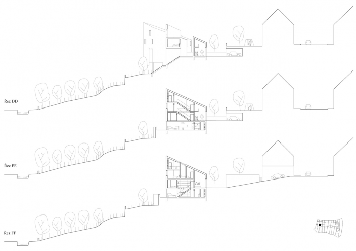 Martin Holba, Úštěcké svahy jižní, řezy - foto