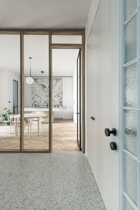 Interiér bytu HLB, Kuklica Smerek architekti / Peter Kuklica, Martin Smerek, Juraj Hubinský