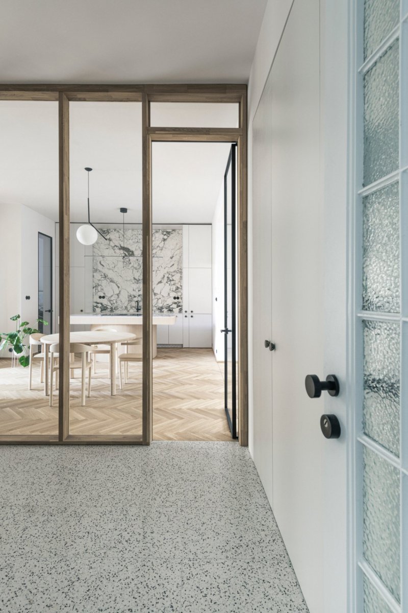 Interiér bytu HLB, Kuklica Smerek architekti / Peter Kuklica, Martin Smerek, Juraj Hubinský