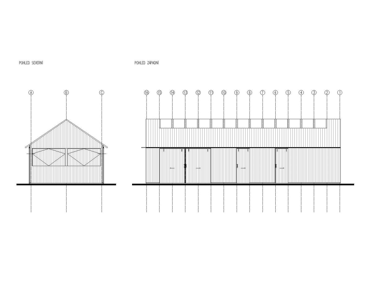 Usedlost v Jižních Čechách, NEW HOW architekti, pohledy