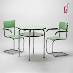 Jídelní set FN 6 Starex od Marcela breuera.