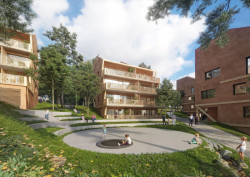 Vizualizace nové výstavby Korzo Lipno