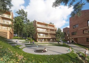 Vizualizace nové výstavby Korzo Lipno