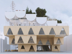 3. místo v soutěži na návrh českého pavilonu pro EXPO 2025 získalo studio Mjölk