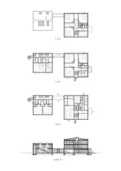 Škola a školka v Letech, Architekt Ondřej Tuček: Půdorysy, řez