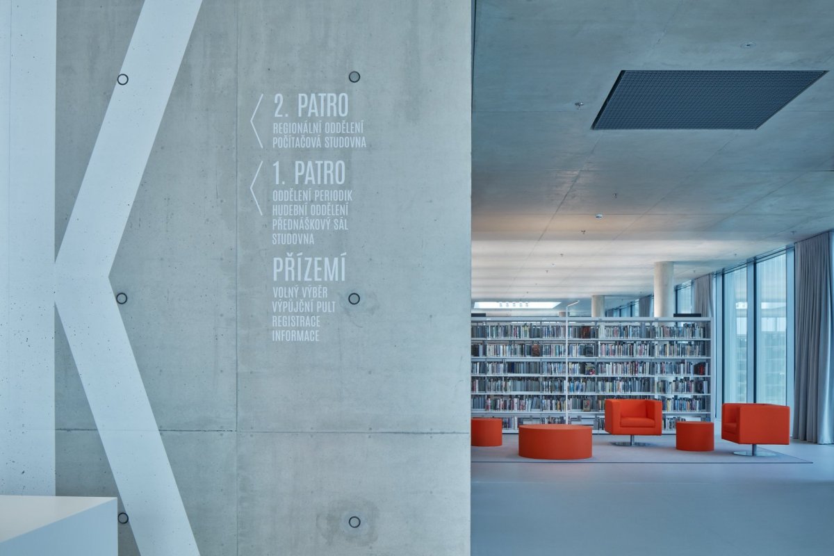 Dostavba Jihočeské vědecké knihovny v Českých Budějovicích od Kuba & Pilař architekti