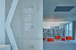 Dostavba Jihočeské vědecké knihovny v Českých Budějovicích od Kuba & Pilař architekti