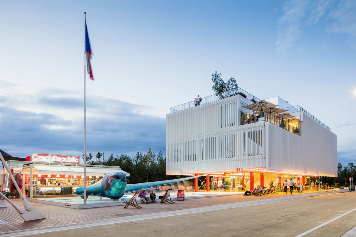 Český pavilon na EXPO 2015 v Miláně pochází z dílny Chybik+Kristof. Foto: Radek Brunecký