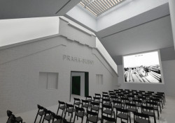 Revitalizace nádraží Bubny na Památník ticha, vizualizace interiéru 3NP, ARN Studio